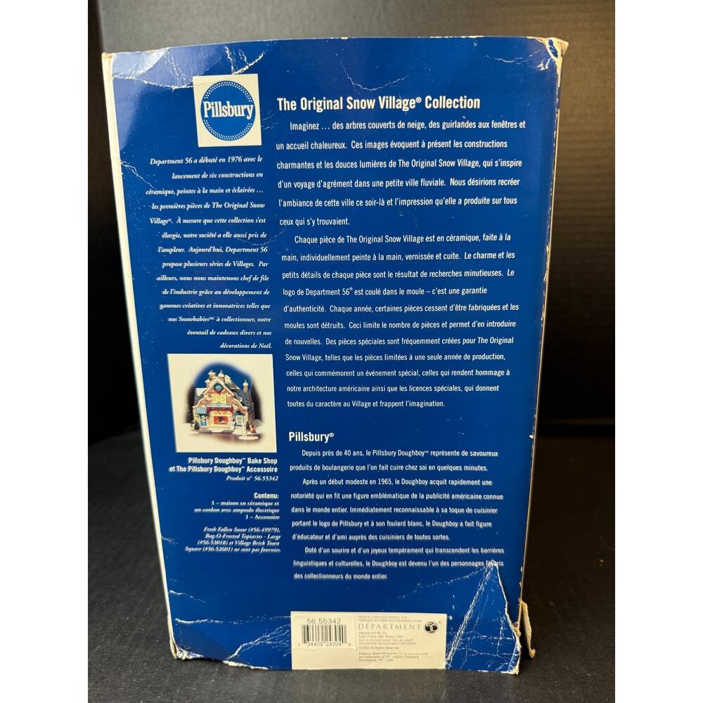 Department 56 "Pillsbury Doughboy Bake Shop" (Set of 2) #55342 In Box - Picture 14 of 16